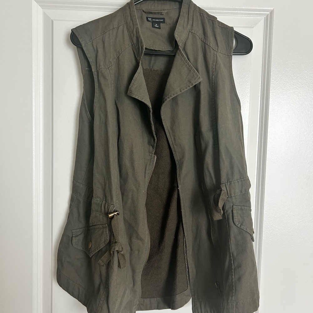 New Directions Green Utility Vest